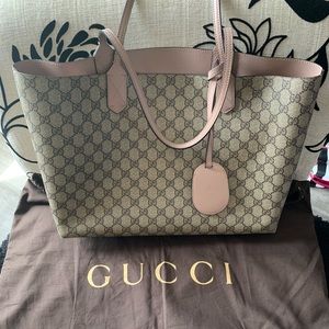 Authentic Gucci GG reversible tote